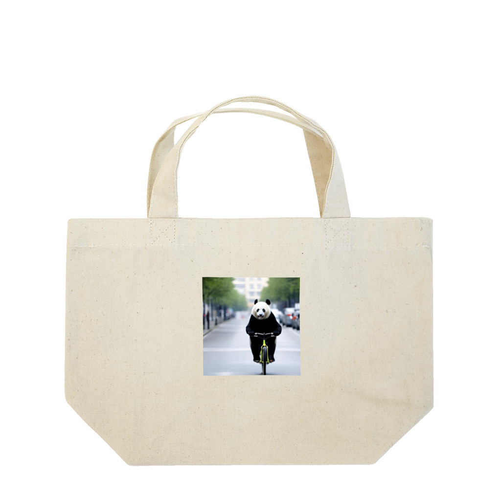 akinko1536の爆走パンダ Lunch Tote Bag