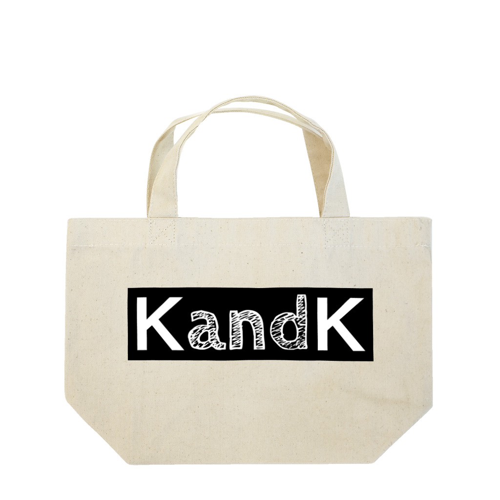 K and K companyのKandKロゴ ランチトートバッグ