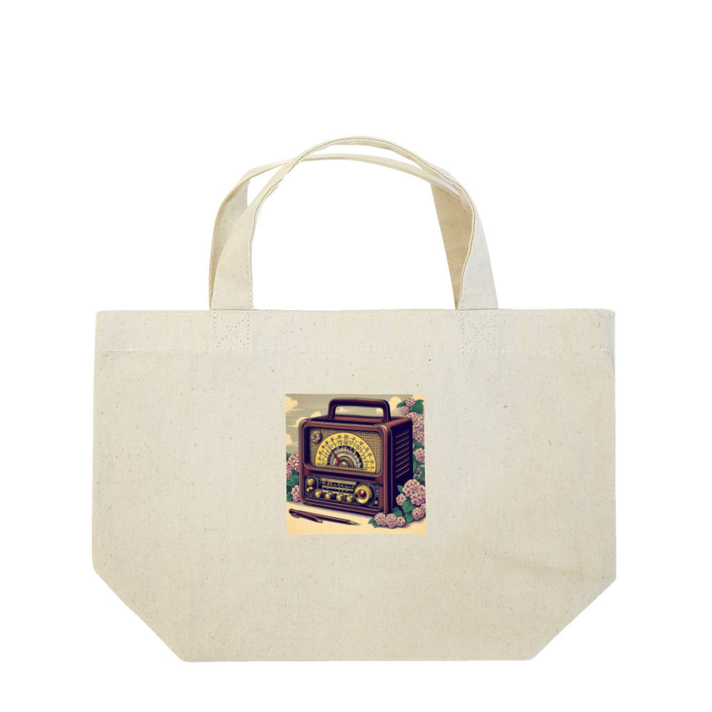 日本の風景 COOL JAPANの日本の風景:昔のラジオ、Japanese scenery:old radio Lunch Tote Bag