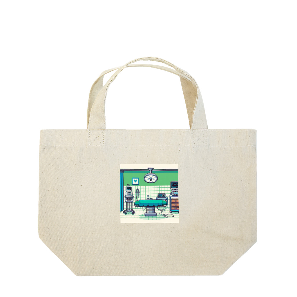 RainboWhaleのドット絵手術室 Lunch Tote Bag