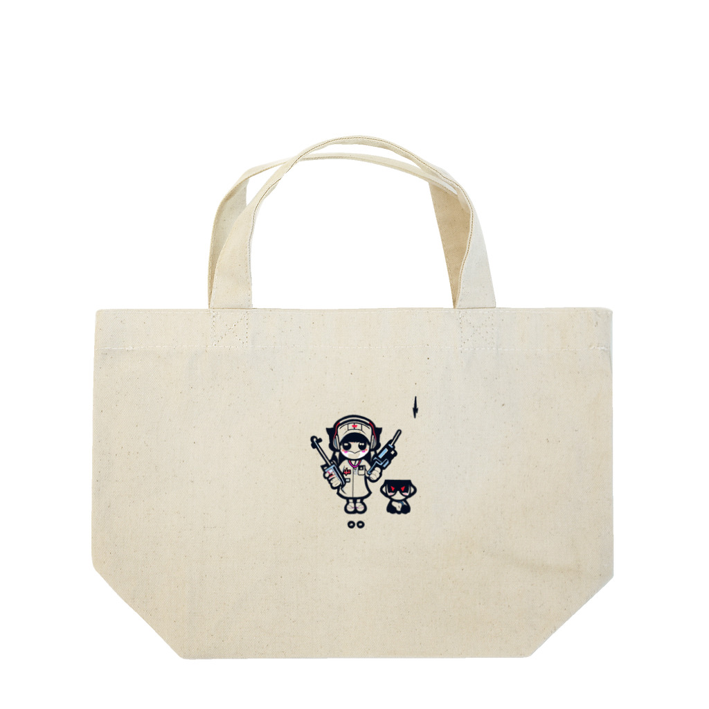 CuteCombatのCuteCombat_nurse(ナース)_ver.002 Lunch Tote Bag