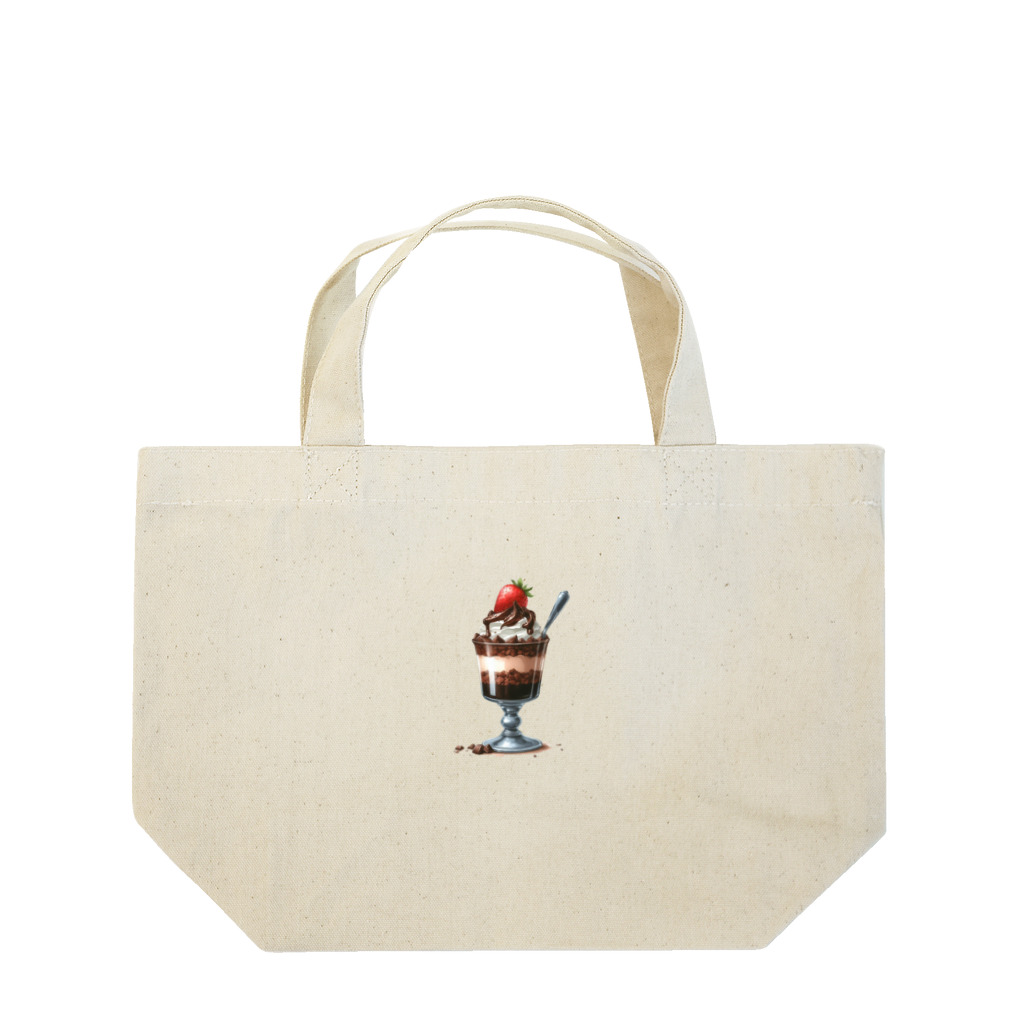 南国のチョコレートパフェ Lunch Tote Bag