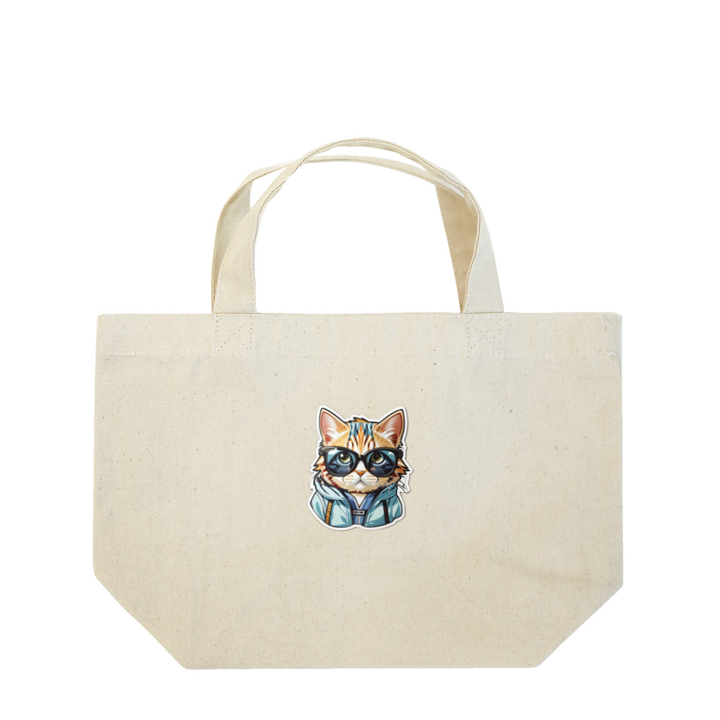 R-KAMIのサングラス猫2 Lunch Tote Bag