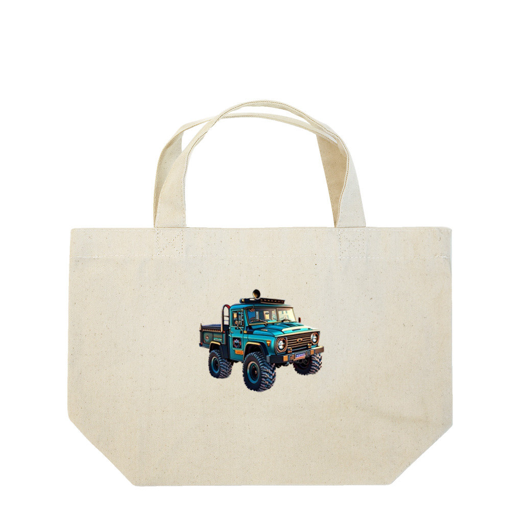 SOA  Designのモンスターカー Lunch Tote Bag