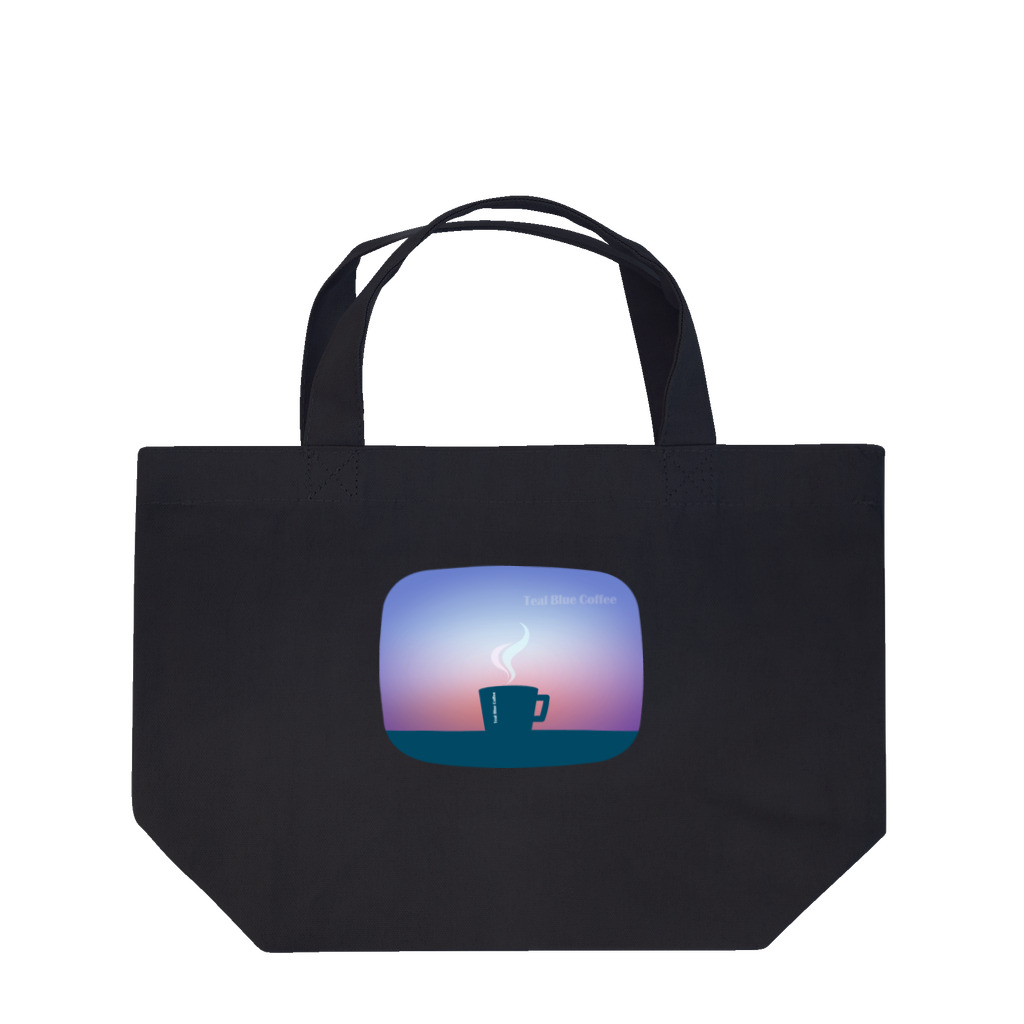 Teal Blue CoffeeのTeal Blue Hour Lunch Tote Bag