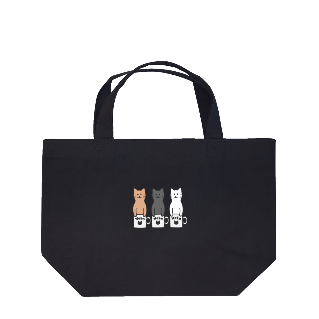 TGTの【猫コップ】 Lunch Tote Bag