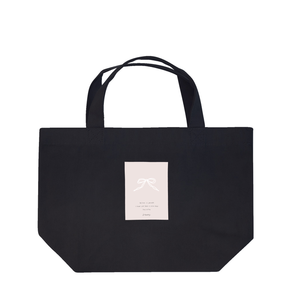 rilybiiの🩰 Balletcore ribbon . Lunch Tote Bag