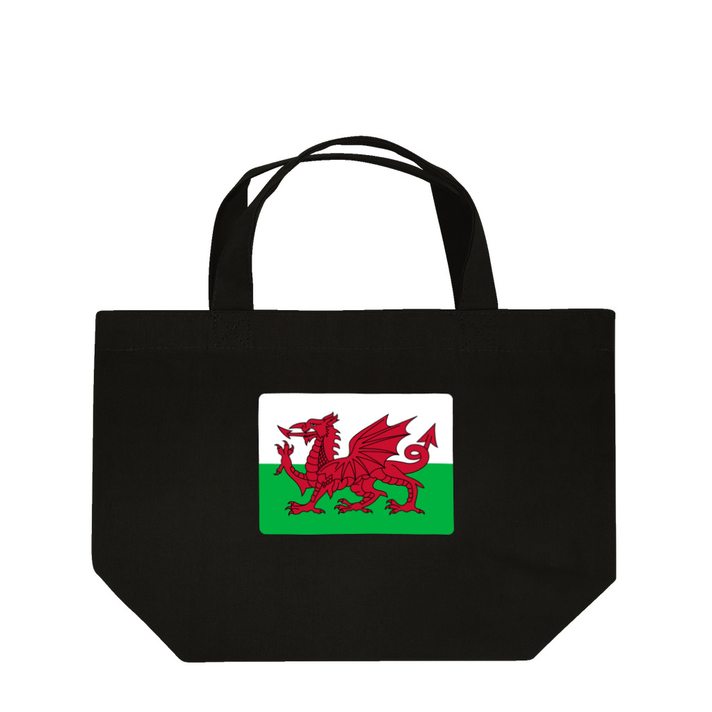 お絵かき屋さんのウェールズの旗 ランチトートバッグ