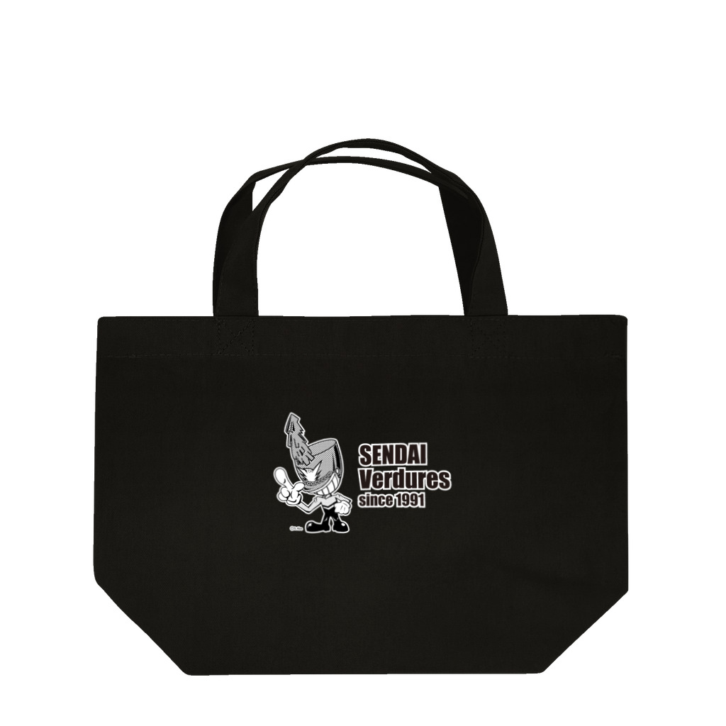 SENDAI Verduresのばでゅ君（モノクロ） Lunch Tote Bag