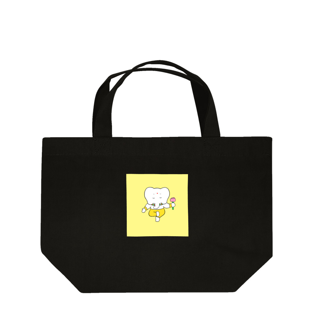 emit+のガネーシャ(イエロー) Lunch Tote Bag