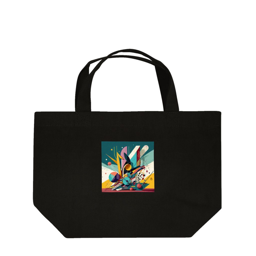 のんびりアート工房のガラクタアート Lunch Tote Bag