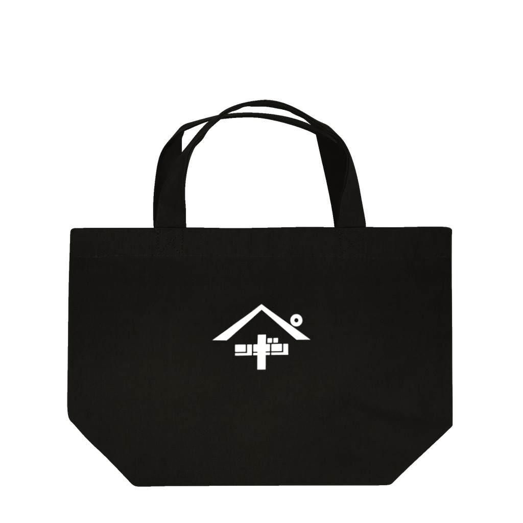 Icchy ぺものづくりの和風ペンギンロゴ Lunch Tote Bag