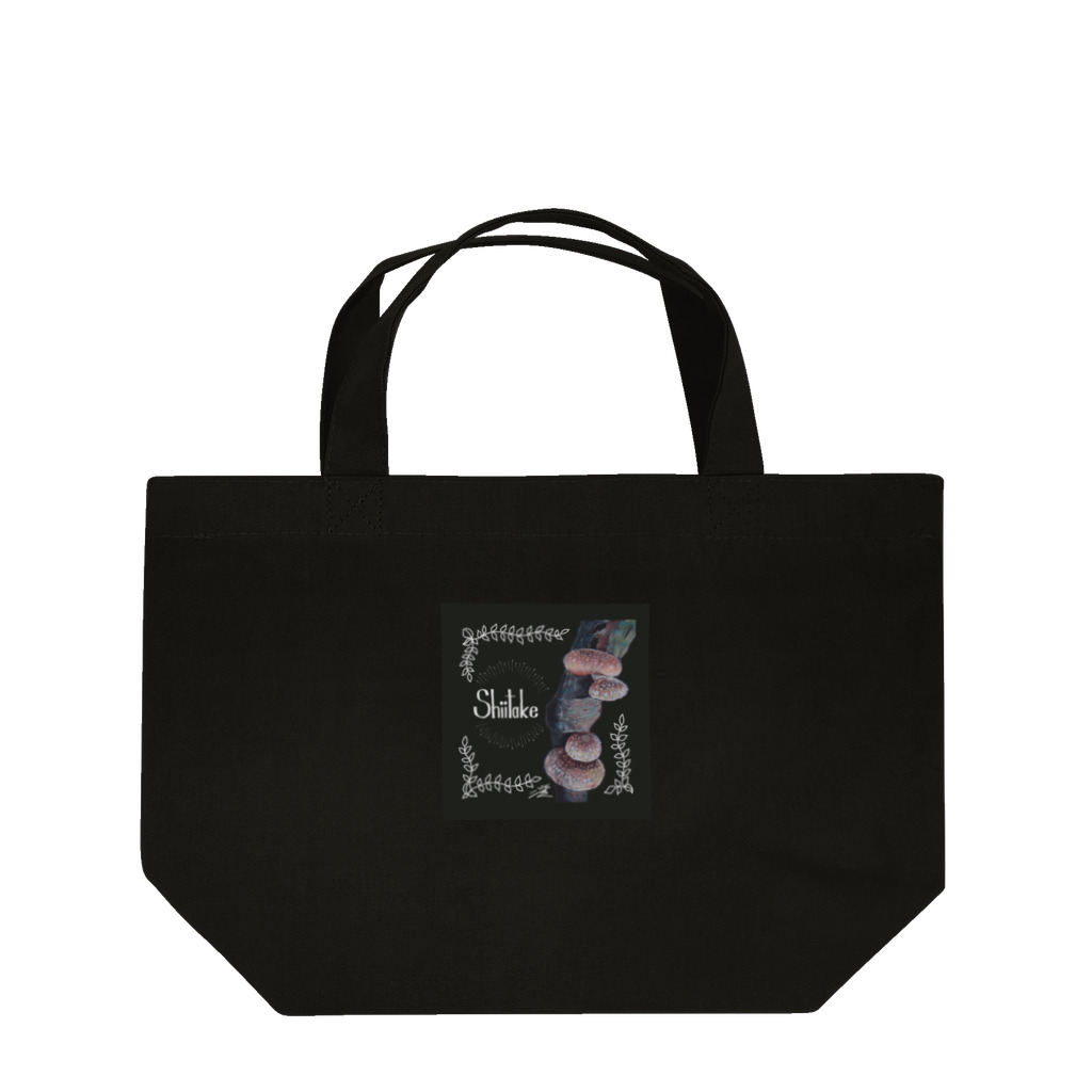 tyrannocreateのチョークアート原木椎茸 Lunch Tote Bag