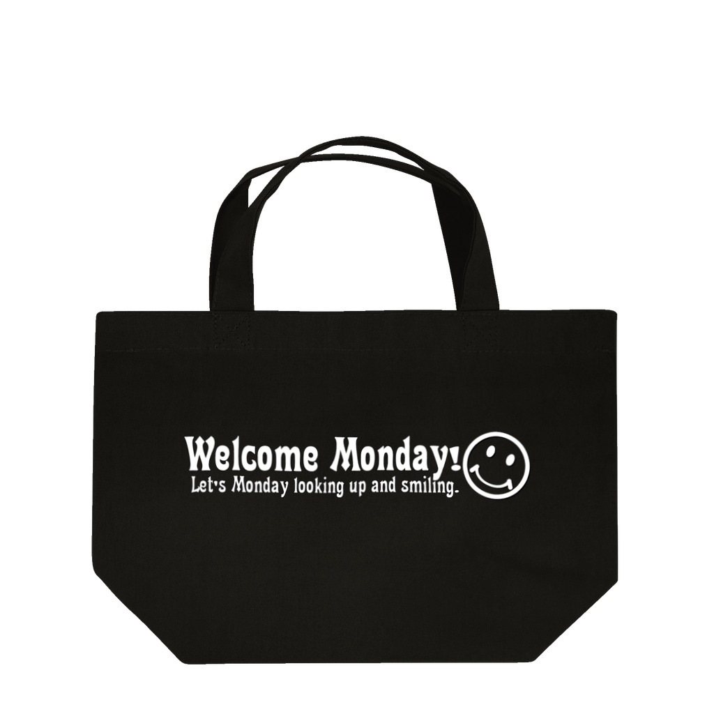 square屋のWelcomeMonday(白) ランチトートバッグ