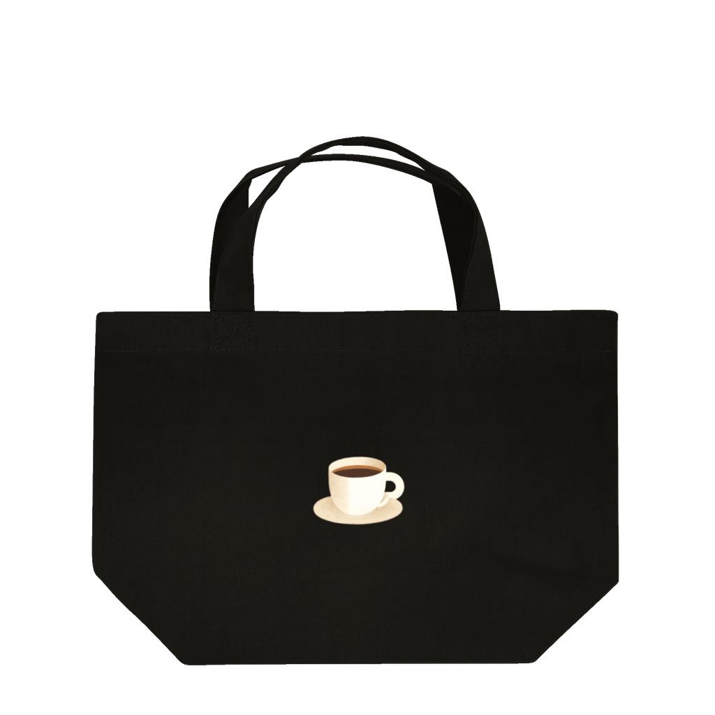 シンプル 組み合わせ用 ファッションのシンプル コーヒー Lunch Tote Bag