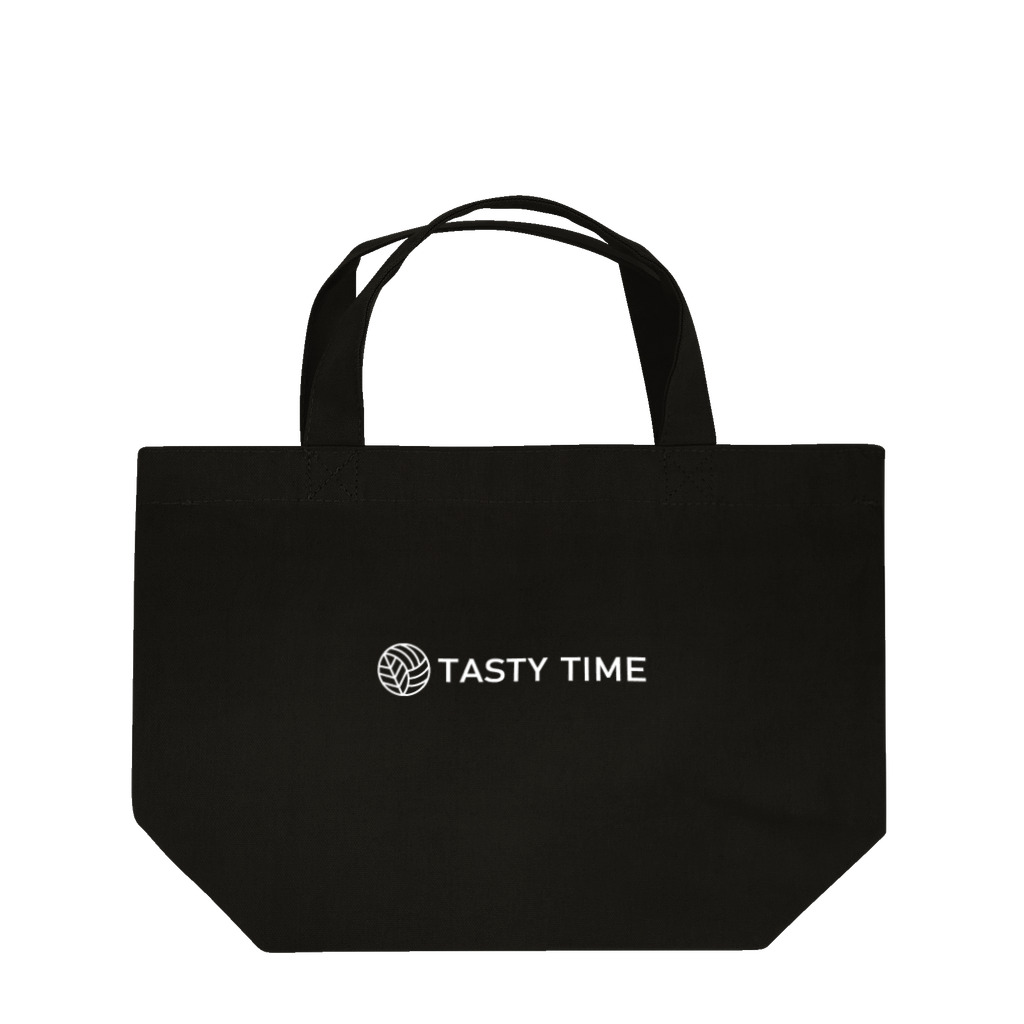 TastyTimeのTastyTime＜ロゴ・ホワイト＞  Lunch Tote Bag