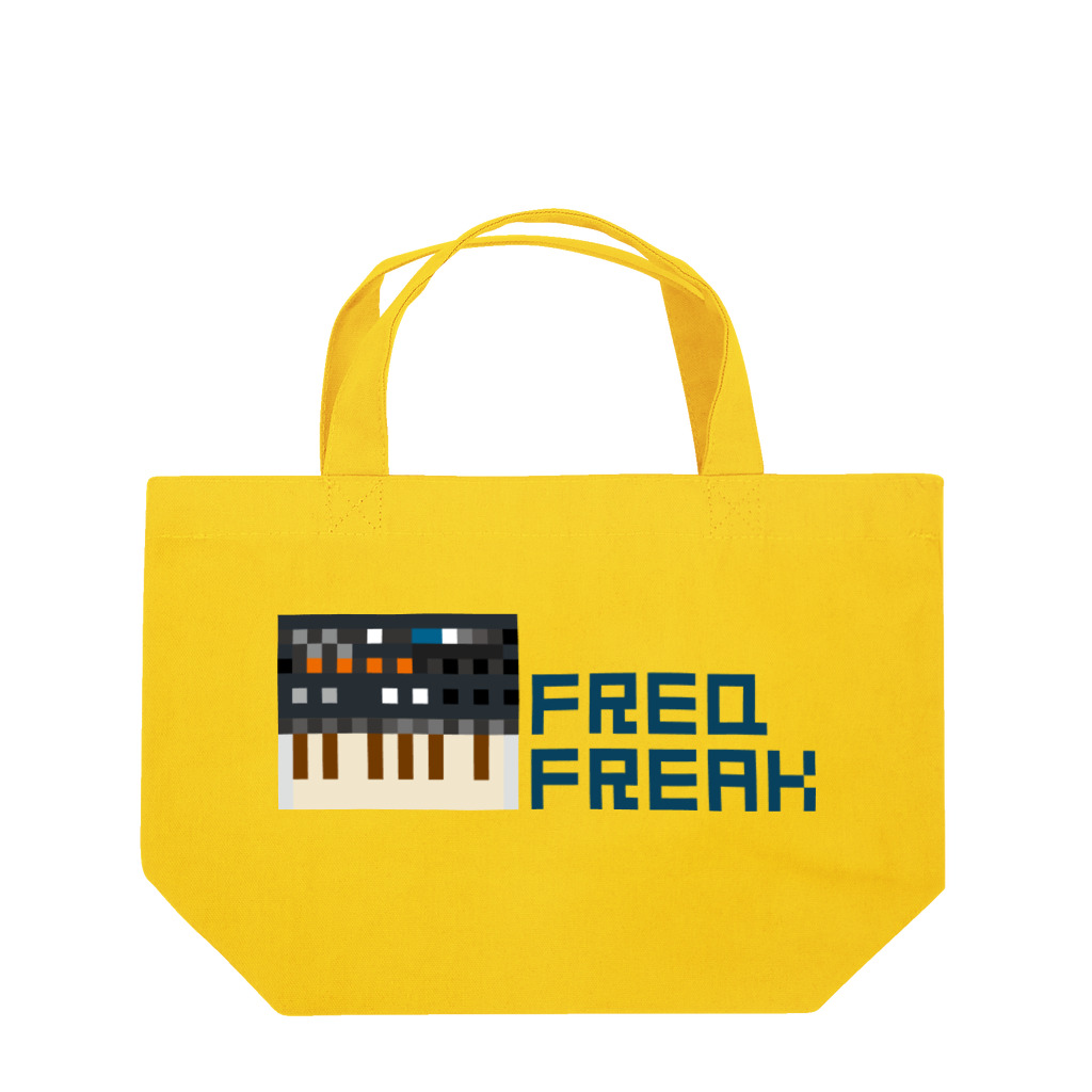 StudioFrequencyのFREQ FREAK シンセ 8bit Lunch Tote Bag