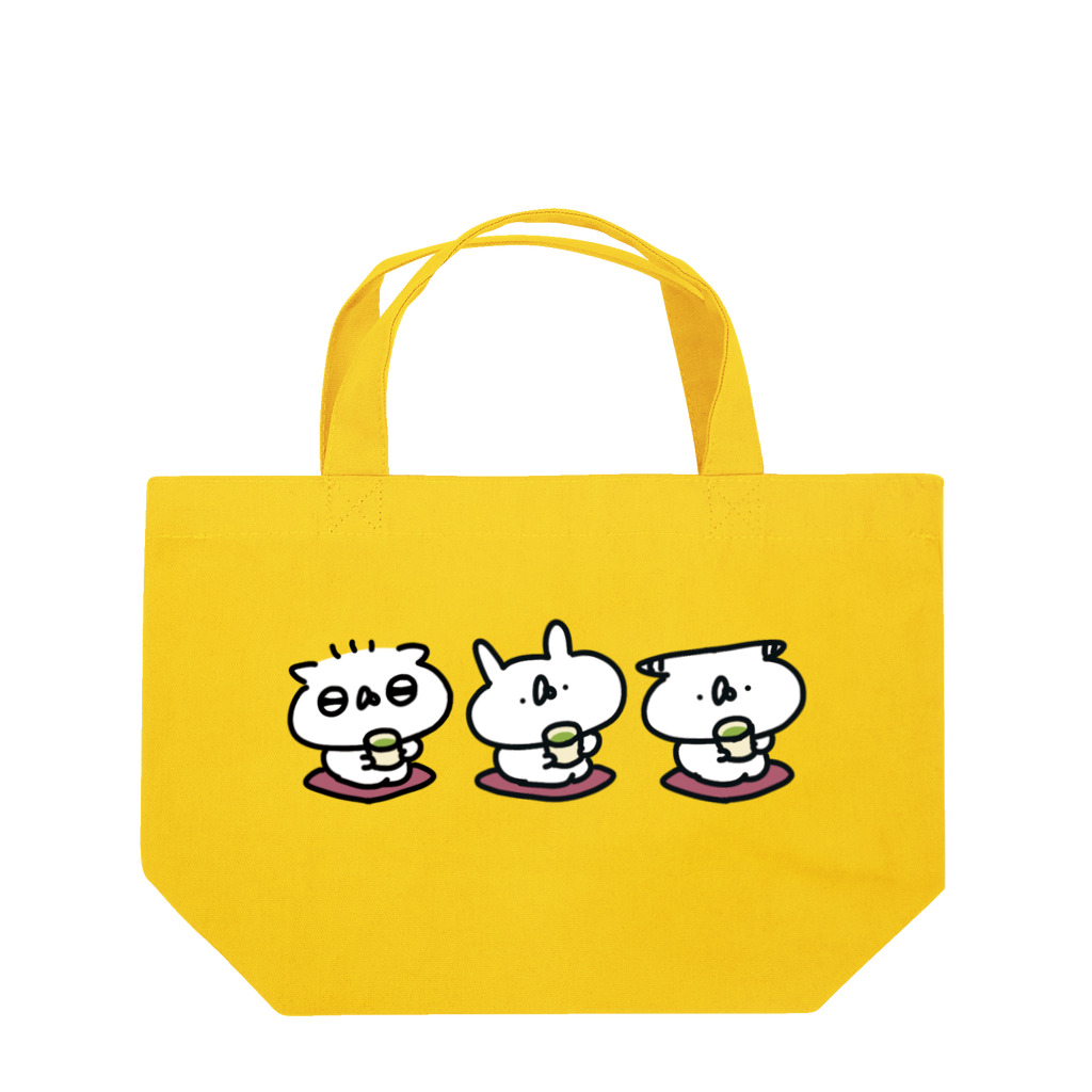 うさぎ帝国SUZURIショップのみんなでお茶 Lunch Tote Bag