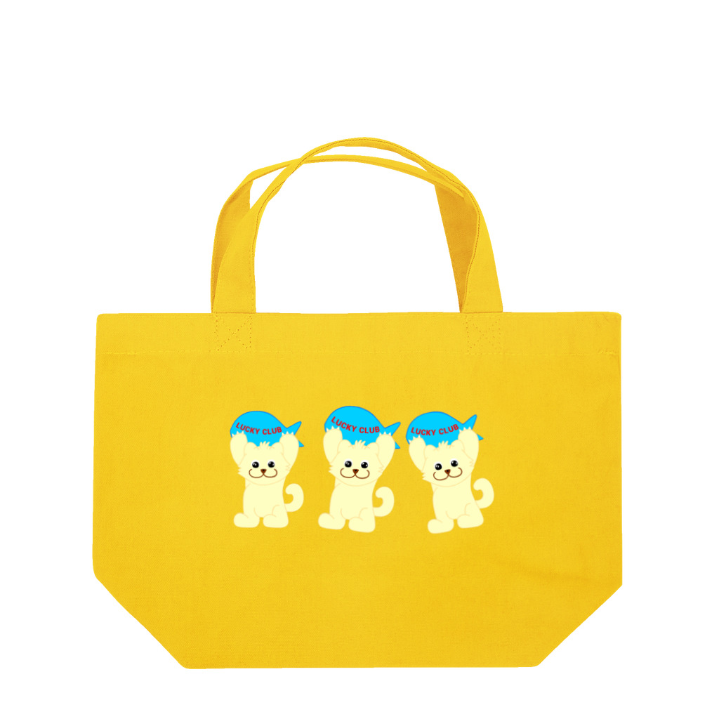 LUCKY CLUBのお魚獲ったぞラッキーちゃん Lunch Tote Bag