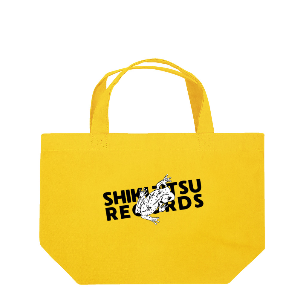 式日レコード - Shukijitsu Recordsの式日レコード／モノクロフロッグ Lunch Tote Bag