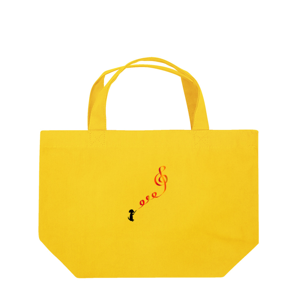 CHOSANAのリボンでト音記号 Lunch Tote Bag