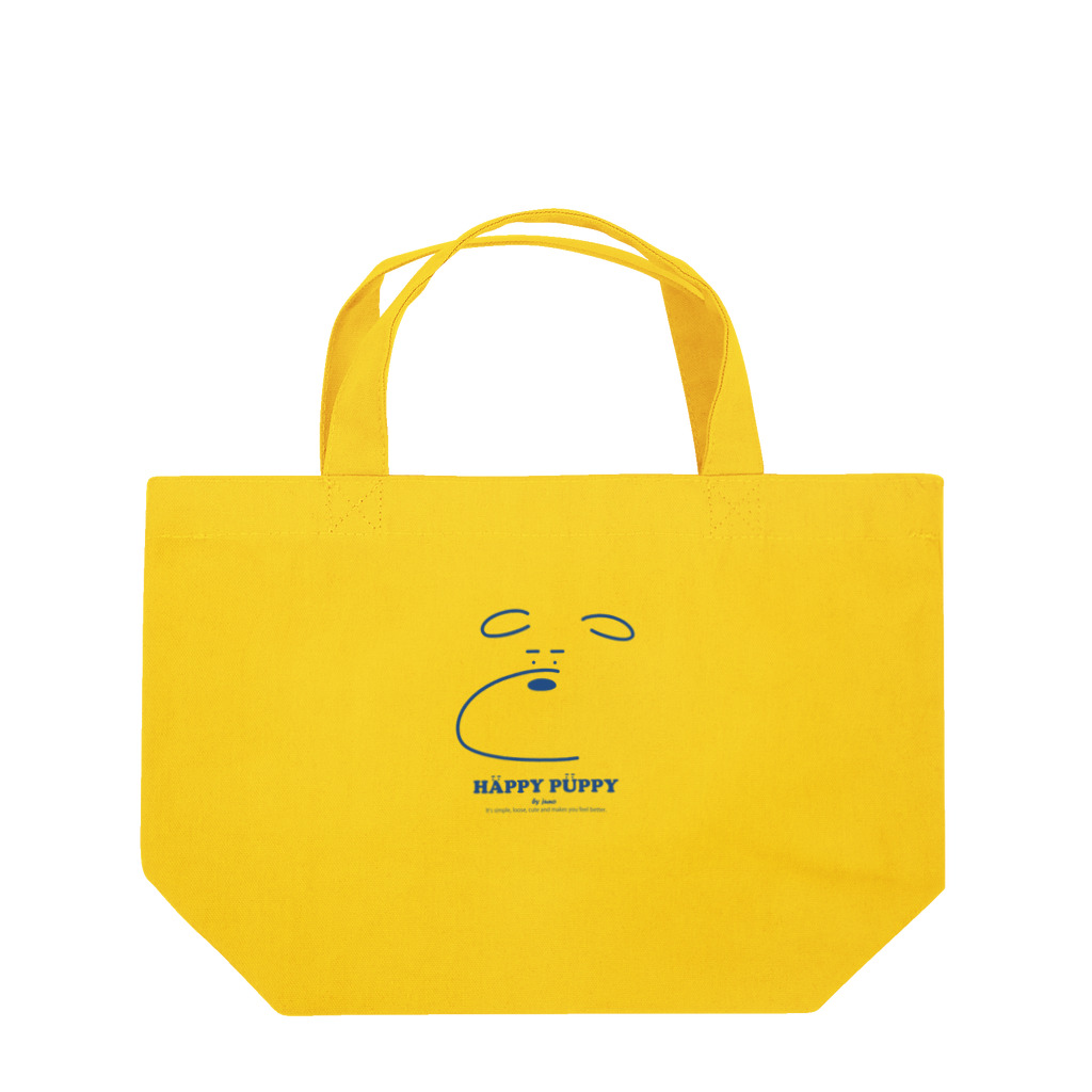 HÄPPY PÜPPYのランチトートバッグ HAPPY PUPPYロゴ Lunch Tote Bag