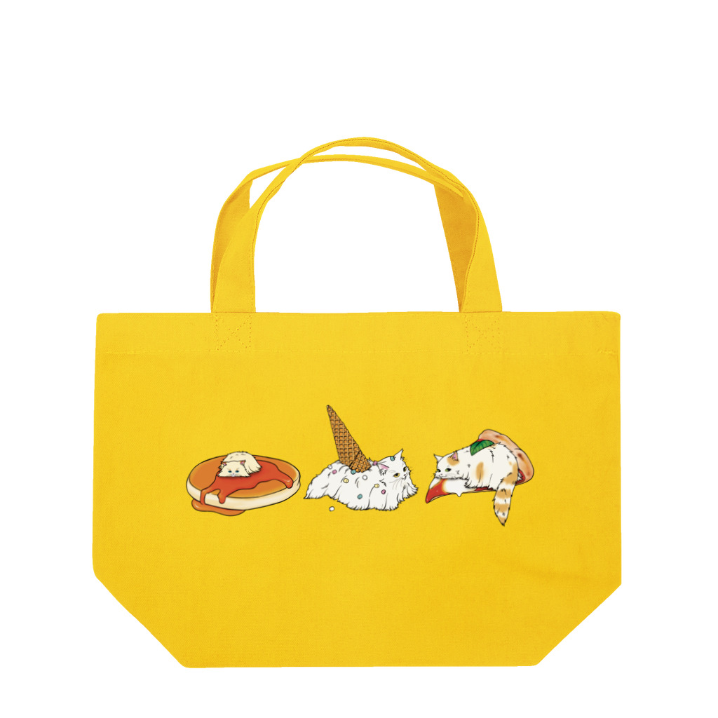 Momoi Machikoのトケネコランチトート Lunch Tote Bag
