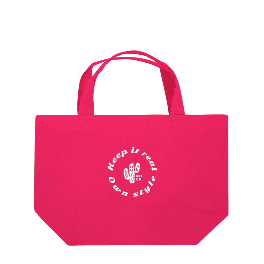 NOTCH.のNOTCH STYLE『Keep it real』 Lunch Tote Bag