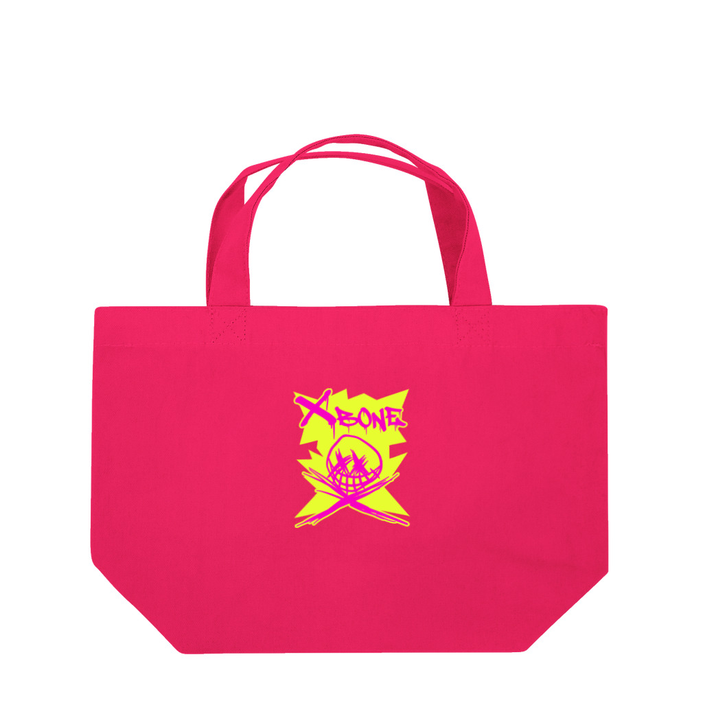 Ａ’ｚｗｏｒｋＳのRAKUGAKIXBONE PNKonYEL NEON Lunch Tote Bag