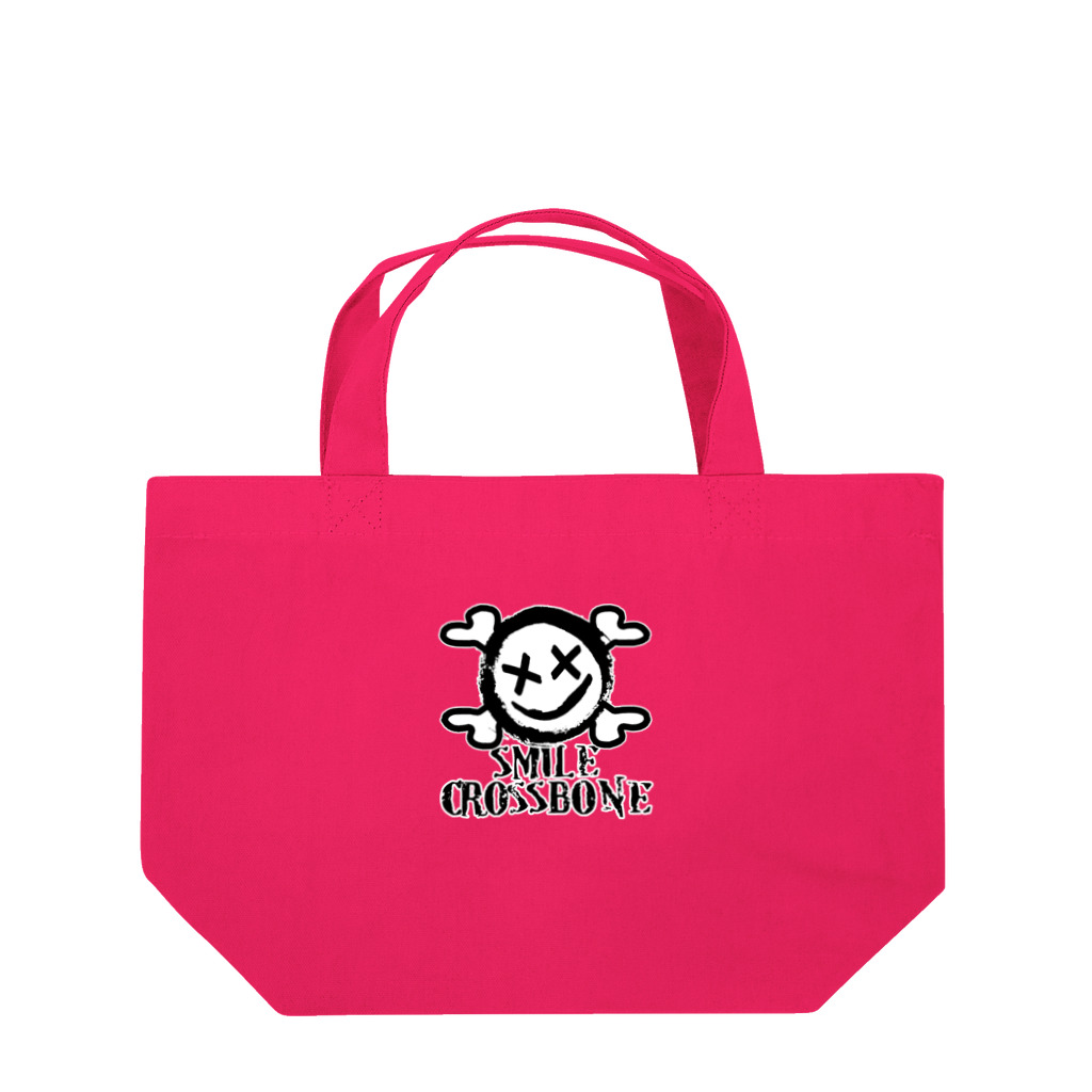 Ａ’ｚｗｏｒｋＳのニコちゃんクロスボーン WHT Lunch Tote Bag