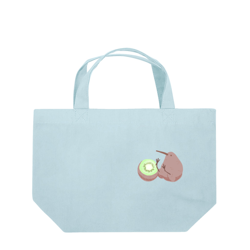 あさぎ9のもふもふキウイ＆キーウィ Lunch Tote Bag