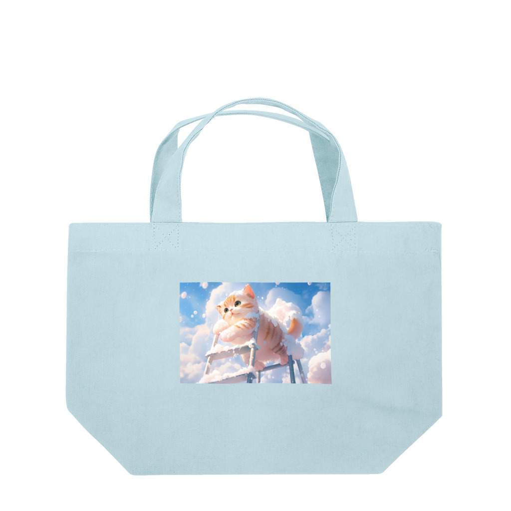 MISAKI_WのBrave kitty Lunch Tote Bag