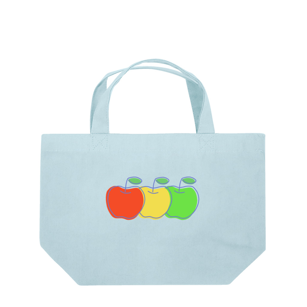 ハナのお店のりんご三兄弟 Lunch Tote Bag