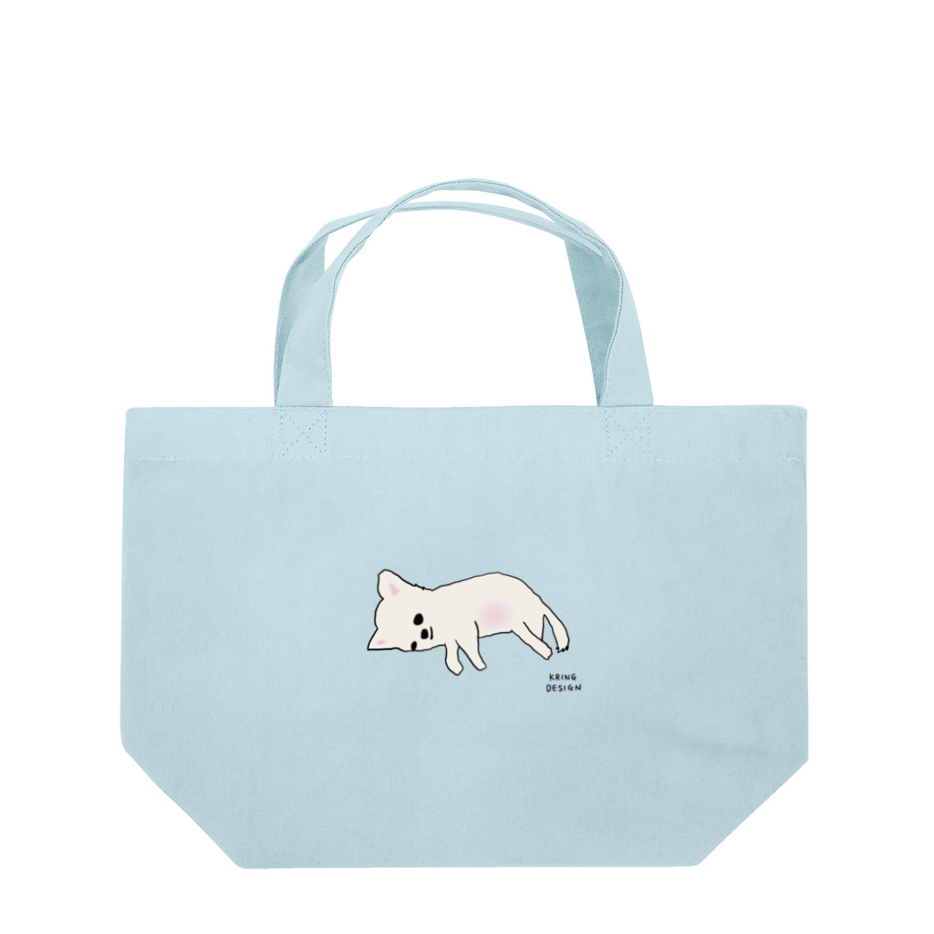 KRING ONLINE STOREのスムースチワワ　お散歩バッグ　ランチトートバッグ Lunch Tote Bag