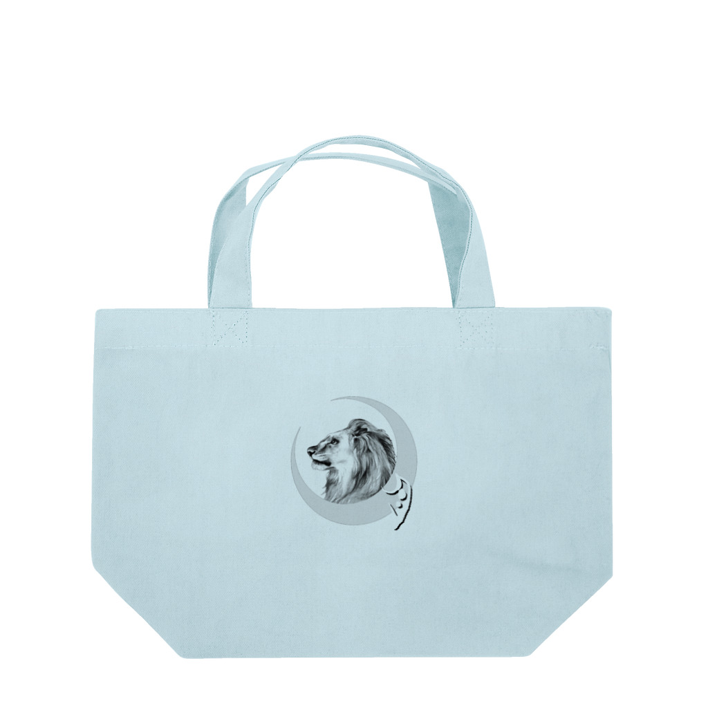 idumi-artの月獅子　tattooバージョン Lunch Tote Bag