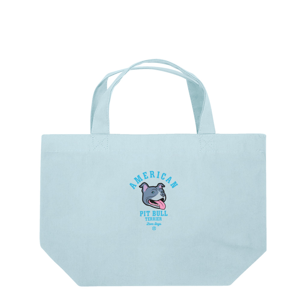 LONESOME TYPE ススのLove❤️Dogs（アメリカンピットブルテリア・青鼻） Lunch Tote Bag