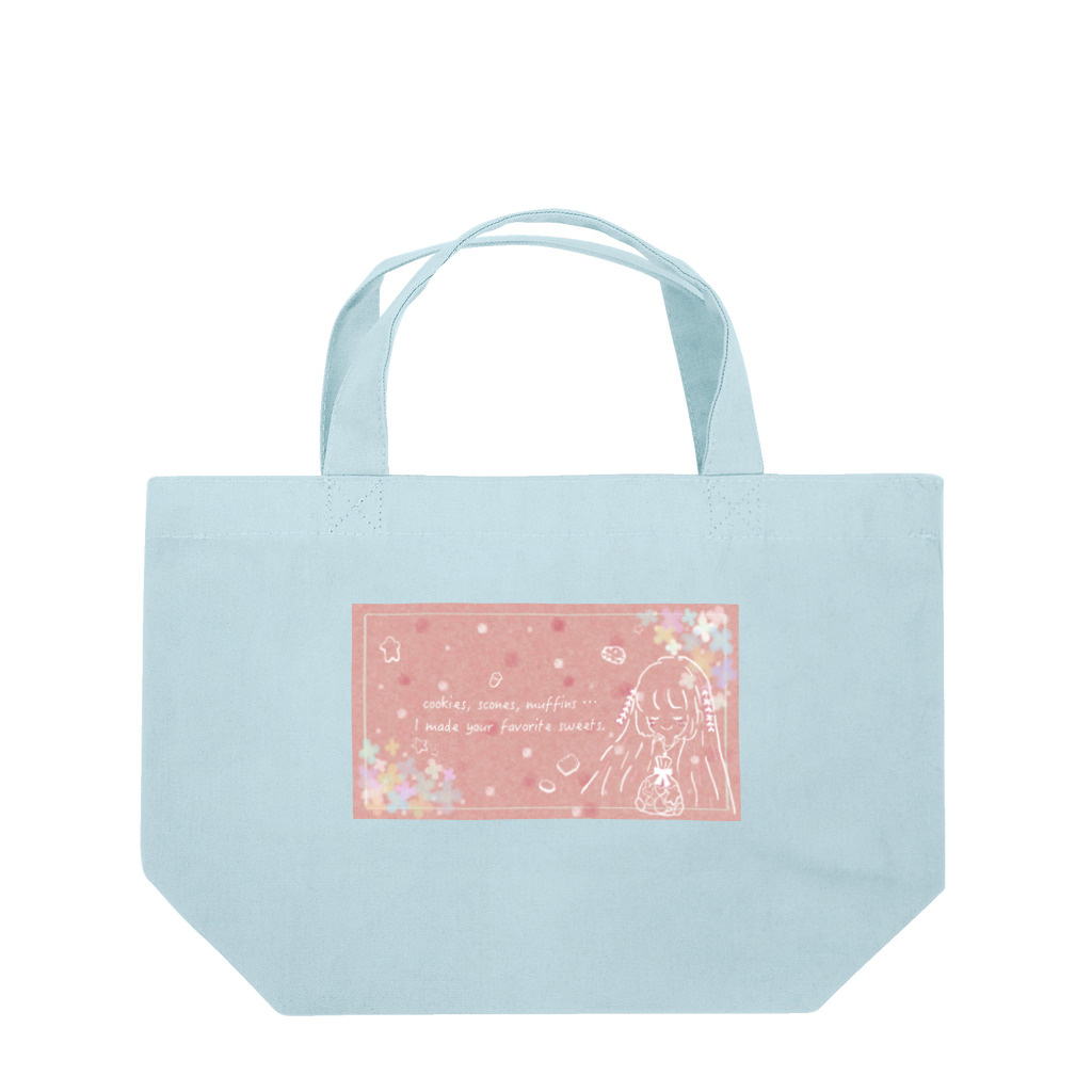 みーちゃんわーるどのハンドメイドスイーツ♡ Lunch Tote Bag