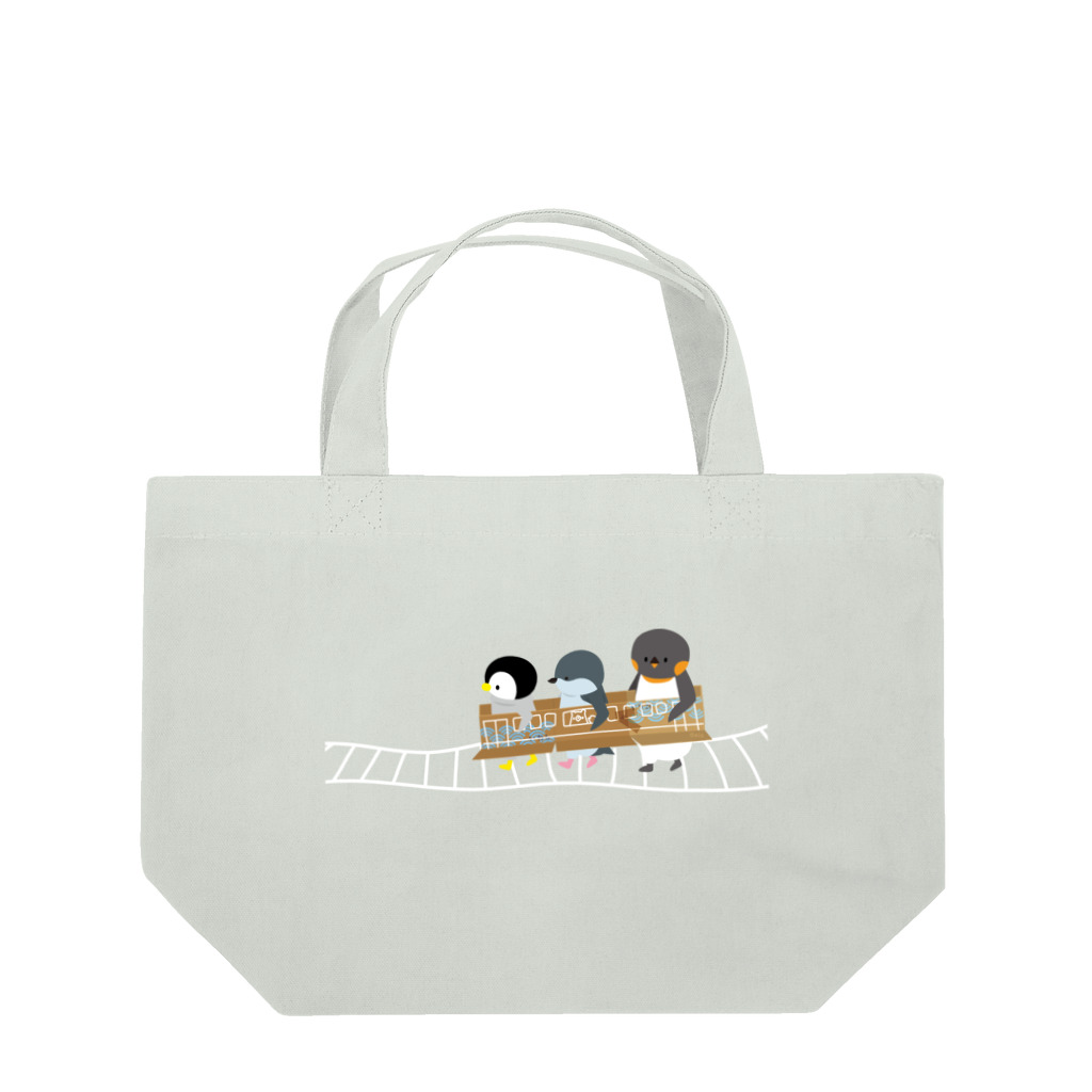 しろくま&ペンギン通信のペンギン列車 Lunch Tote Bag