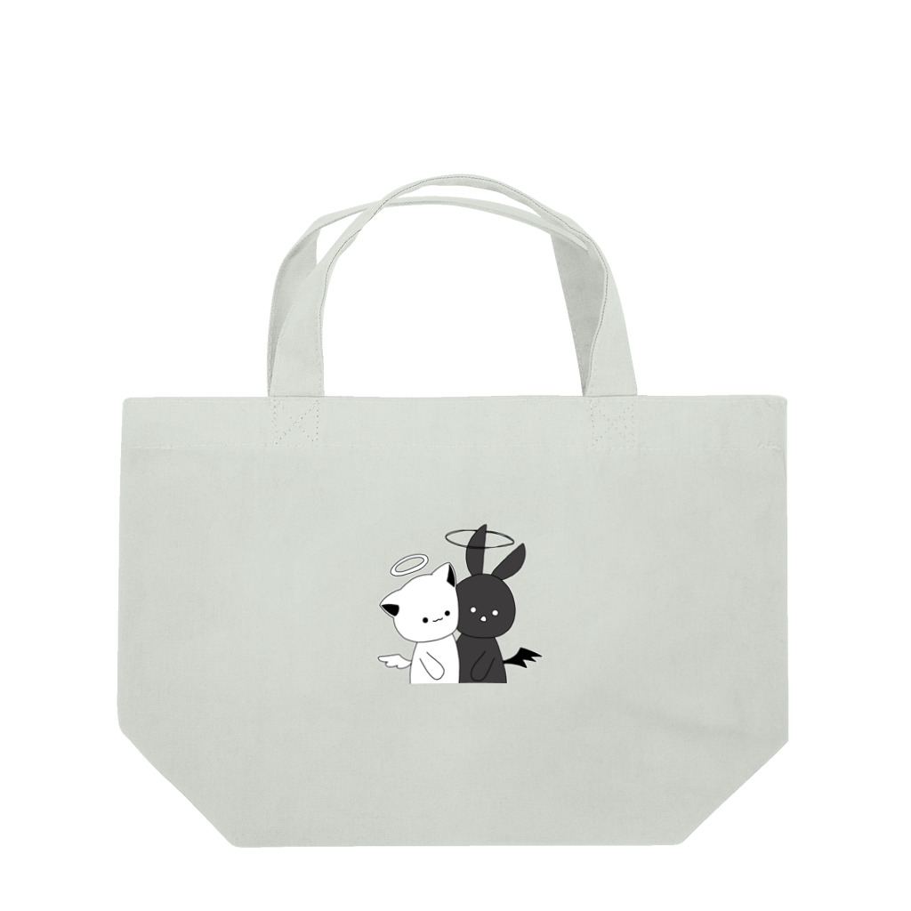 MochiMochi SHOPのこむぎ&ぽむ（むにっ） Lunch Tote Bag