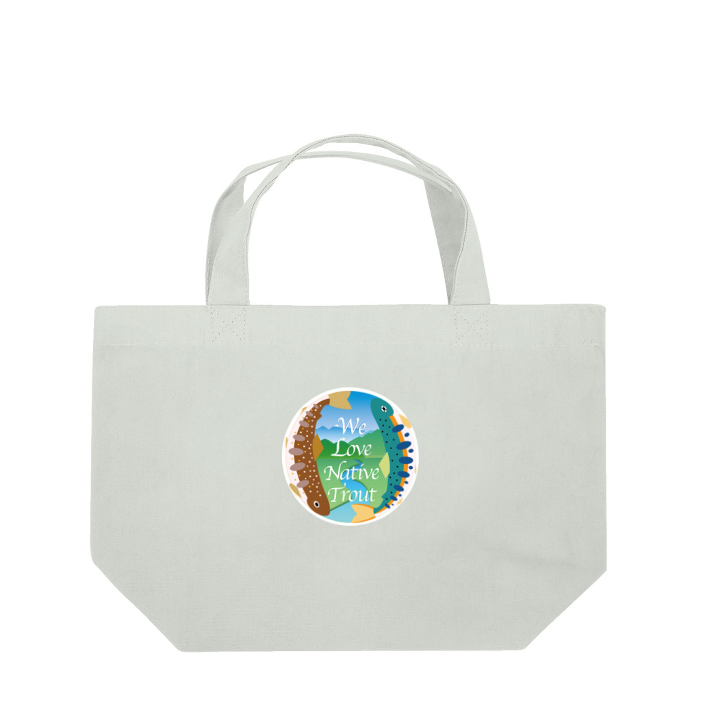 Isao Sakuma Creative Officeのイワナ／ヤマメ（帽子＆バッグ用） Lunch Tote Bag