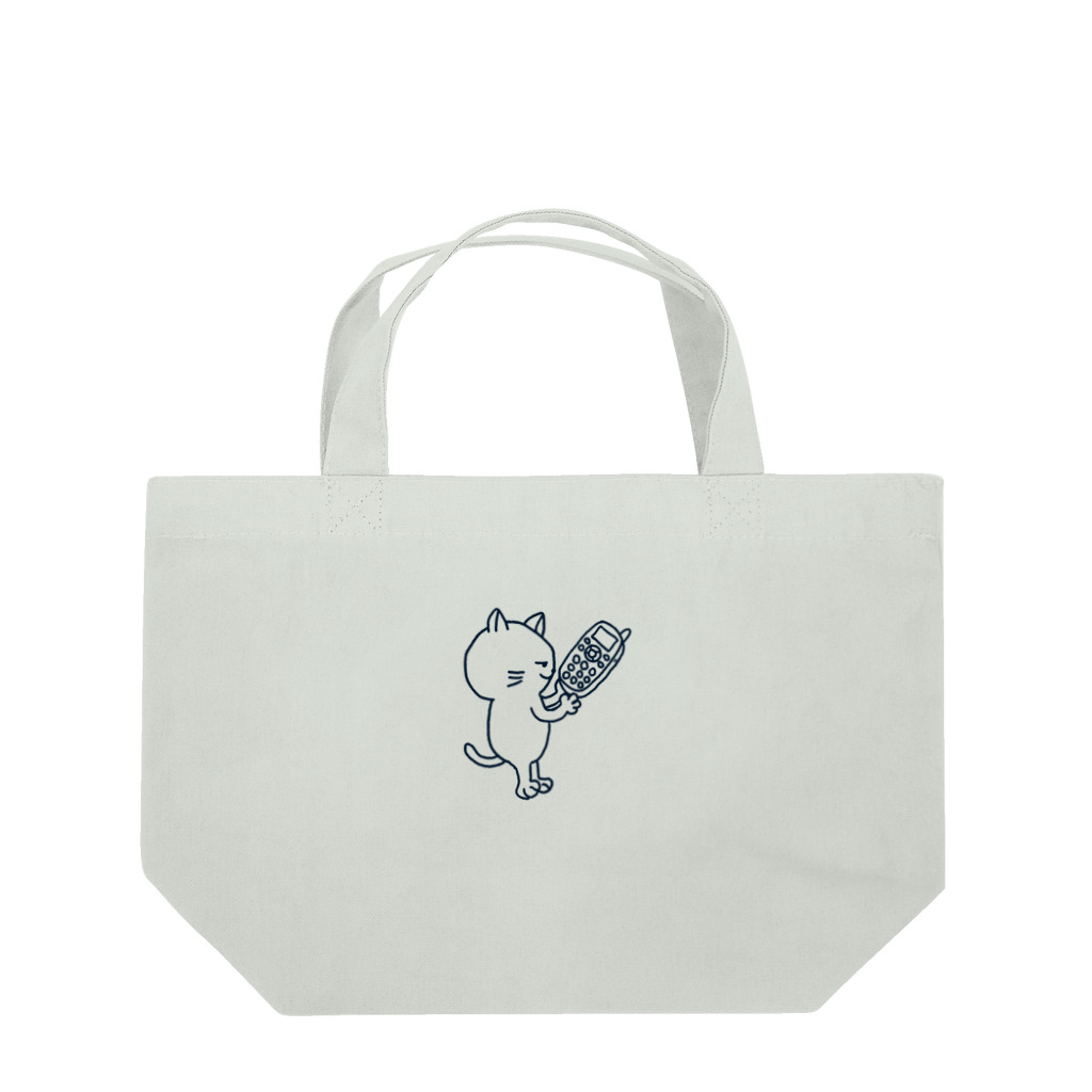 風野ひつじのガラケー猫 Lunch Tote Bag