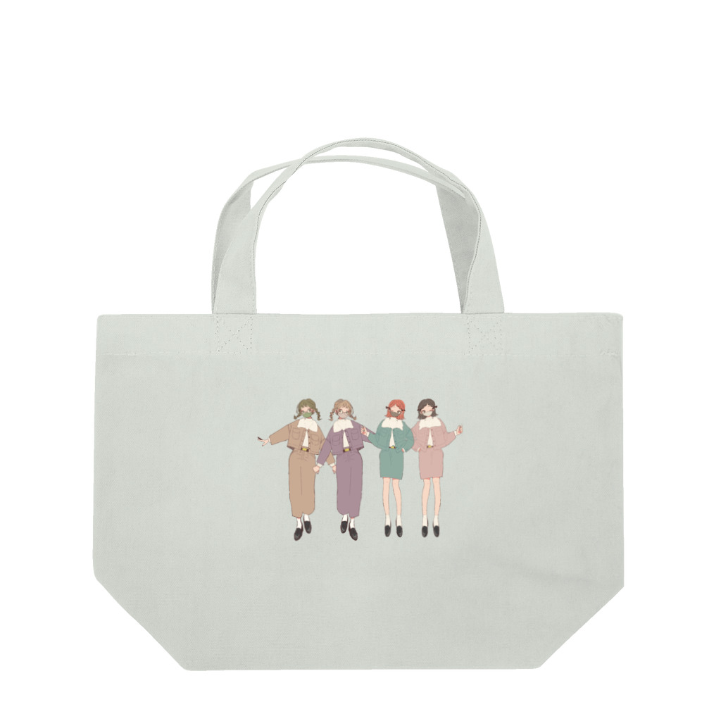 色田/SHIKIDAのcolor coordination! Lunch Tote Bag