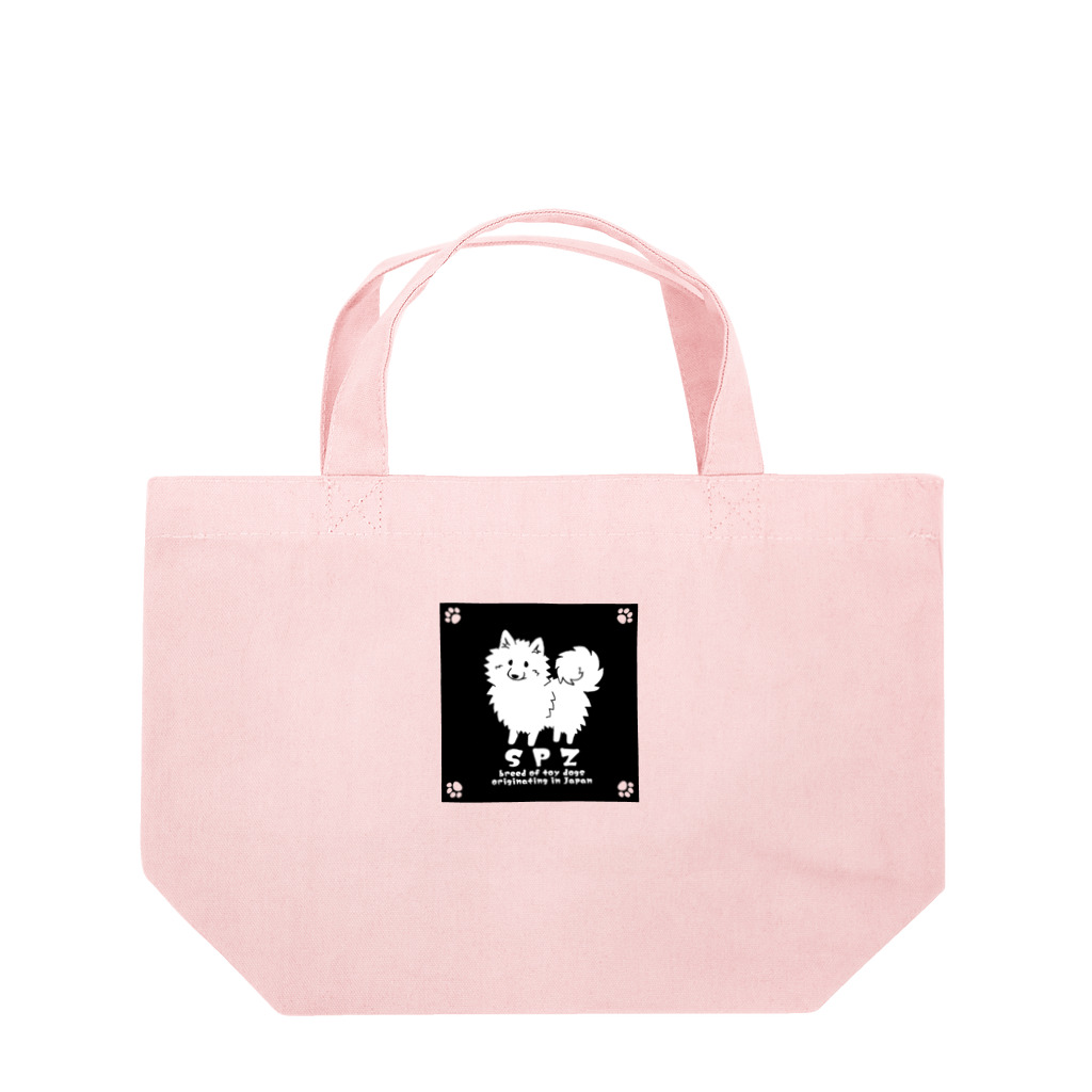 Chiyo.Wan(🐕🕊️のお店)のSPZ 日本スピッツロゴ Lunch Tote Bag