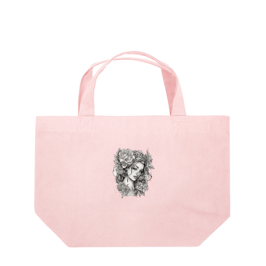 エスティーの美しい女性 Lunch Tote Bag