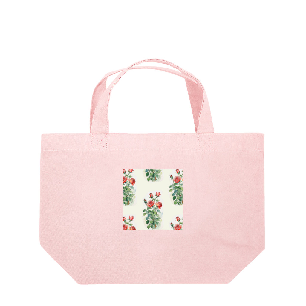 (っ◔◡◔)っ ♥ Le Petit Trésor ♥の𝕽𝖔𝖘𝖊’𝖘 𝕲𝖗𝖊𝖊𝖙𝖎𝖓𝖌 Lunch Tote Bag