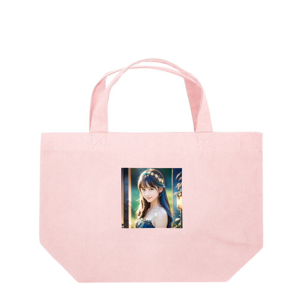 終わらない夢🌈の美しい少女✨ Lunch Tote Bag