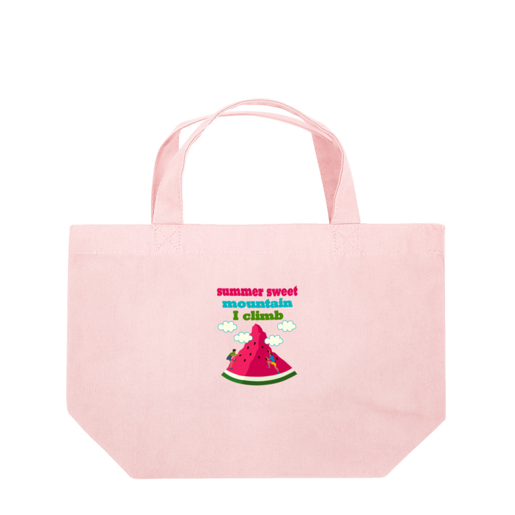 キッズモード某のスイカクライミング(空なし、雲フチありVr） Lunch Tote Bag