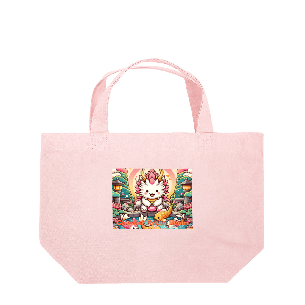 大江戸花火祭りのCelestial Ryujin Realm～天上の龍神社7~3 Lunch Tote Bag