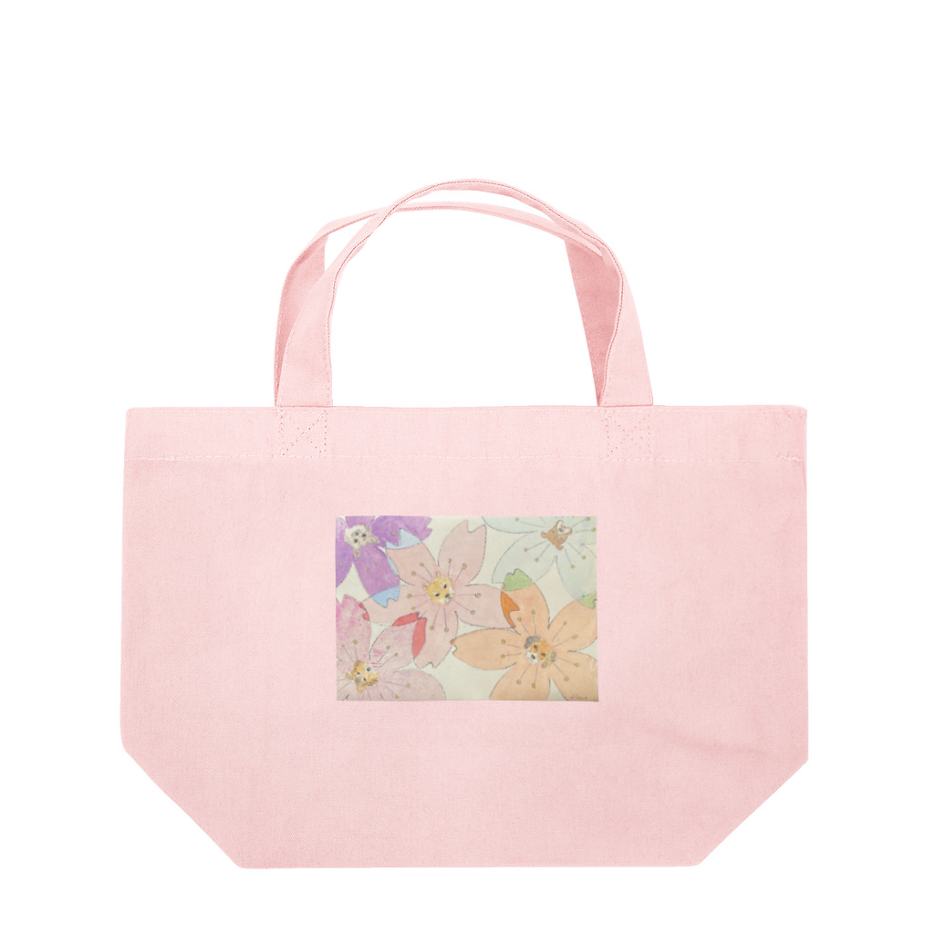 アトリエ・猫のHitaiの桜犬（さくらいぬ） Lunch Tote Bag