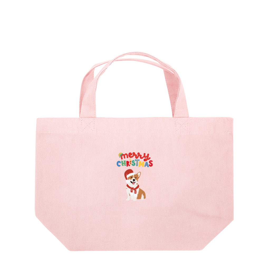 Megumi's storeのクリスマストートバッグ(犬ver.) Lunch Tote Bag